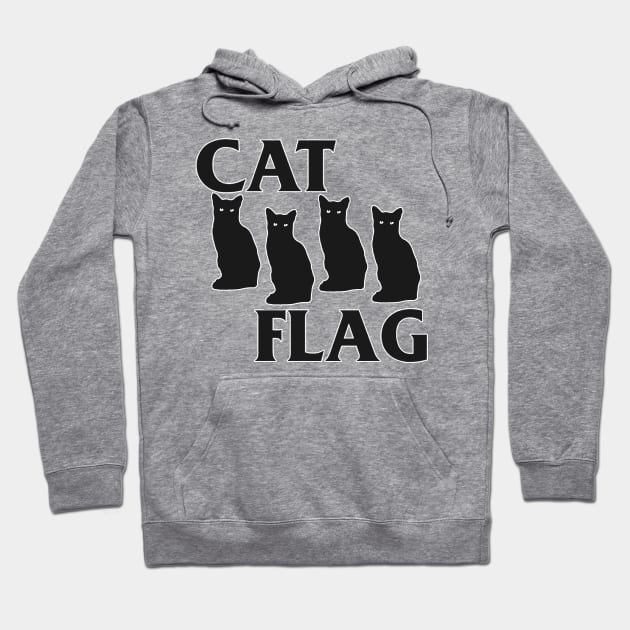 Cat Flag Hoodie by darklordpug